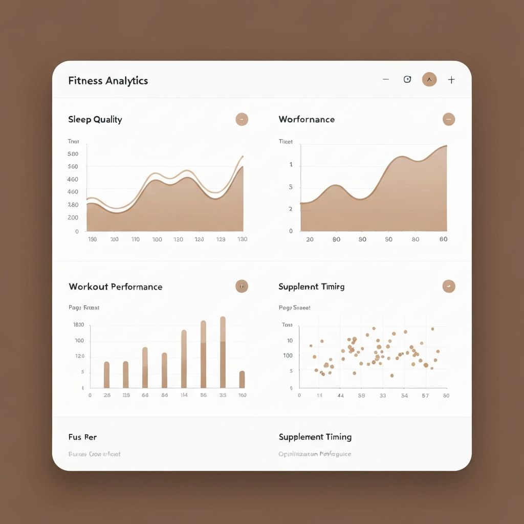 Maxxwell analytics dashboard showing health insights and compound correlations